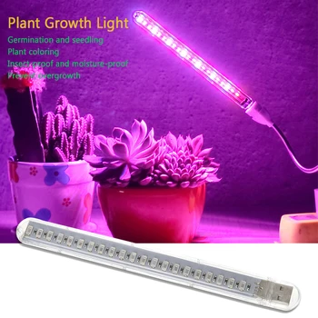 USB LED Rastlín Rastú Svetlo 10W Phytolamp celé Spektrum Lampy, Kvet Rastliny Skleníkových Hydroponics Phytolamp Dom Rast Lampa