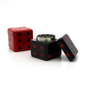 Kocky, Poker Čipy Tvar Tabaku Brúska Tri vrstvy Zliatiny Zinku Kreatívny Manuál Dym Tabaku Bylina Brúska Fajčenie Príslušenstvo