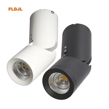 Stmievateľné LED Rotačné Dole svetlá 9W12W15W COB LED Stropné Bodové Svetlá AC110V-220V LED Teplá Studená Biela Vnútorné Osvetlenie