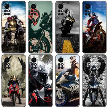 Moto Cross Motocykel Športové Telefón puzdro Na Huawei Nova Česť Mate 8 9 20 30 40 50 60 70 Pro Plus 10 Lite 5T 30S X7 X8 X9 Kryt