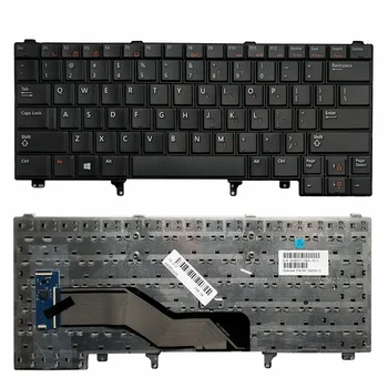 GZEELE Nové US klávesnica pre Dell Latitude E5420 E5430 E6320 E6330 E6430 anglický bez Bodu Stick