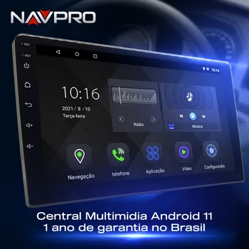 Centrálne Multimediálne NAVPRO pre Peugeot 208 308 408 2008 Obrazovke 9 palcový IPS Sklo 2 GB/32 GB DSP Carplay Záruka 12 mesiacov Brazília