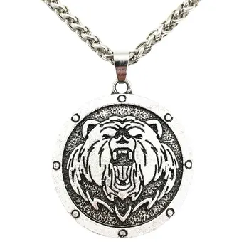 Slovanské Veles Medveď Prívesok Dávnych Zvierat Amulet Náhrdelník Mužov Talizman Collier Viking Pohanské Šperky
